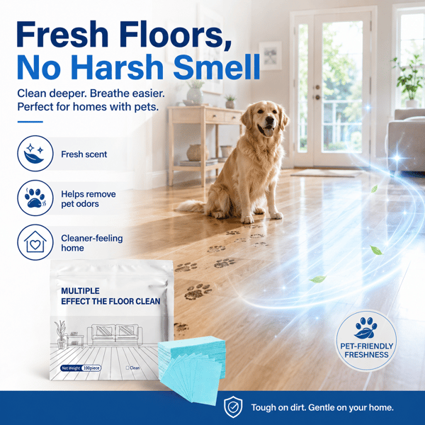 Concentrated Multi-Surface Floor Cleaning Sheets – Fresh Scent