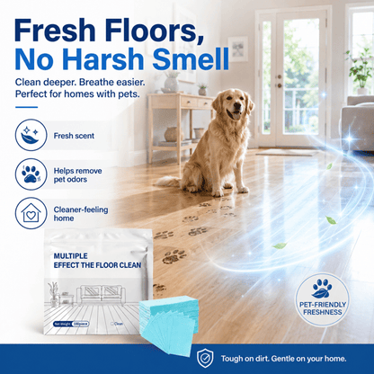 Concentrated Multi-Surface Floor Cleaning Sheets – Fresh Scent