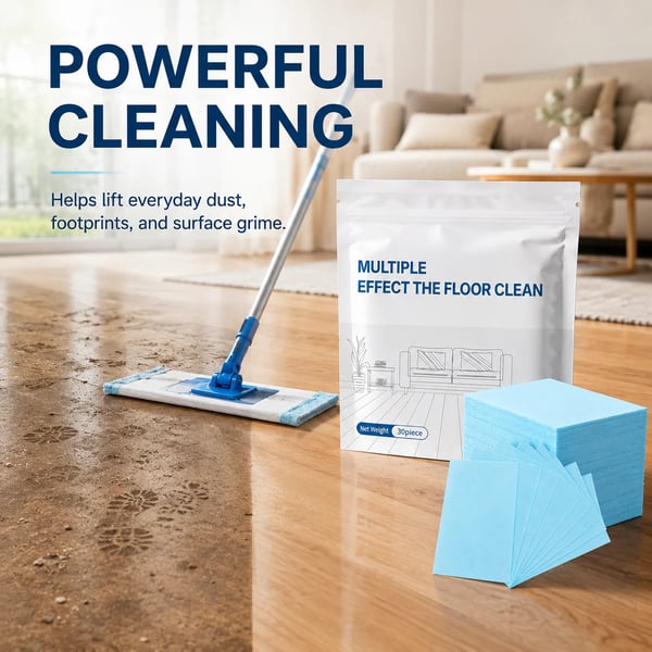 Concentrated Multi-Surface Floor Cleaning Sheets – Fresh Scent